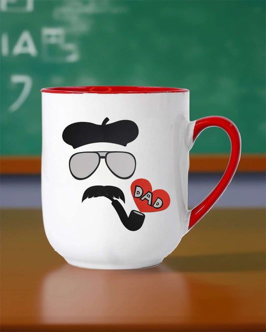 15oz Red Inner Color Mug | Red