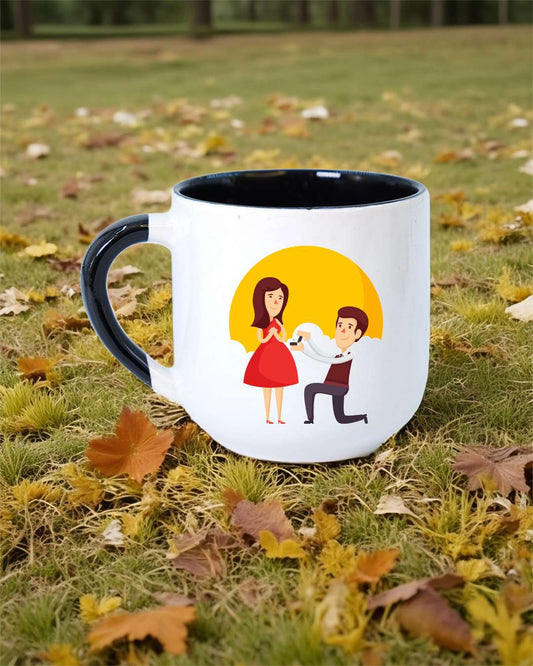 6oz Black Inner Color Mug | Black