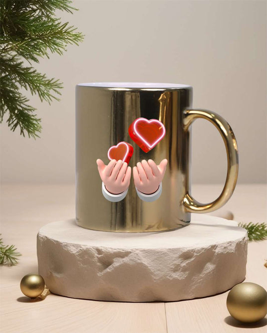 Metallic Golden Mug | Golden