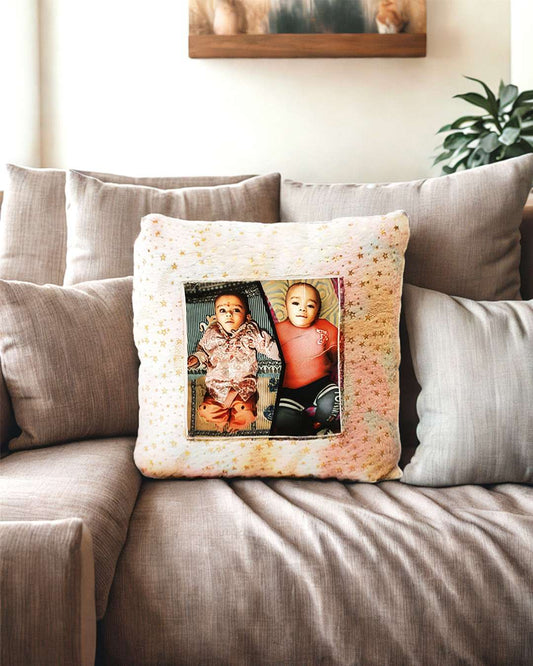 Multi Colored Heart Shaped Pillow β Personalized with your photo or text | Multi