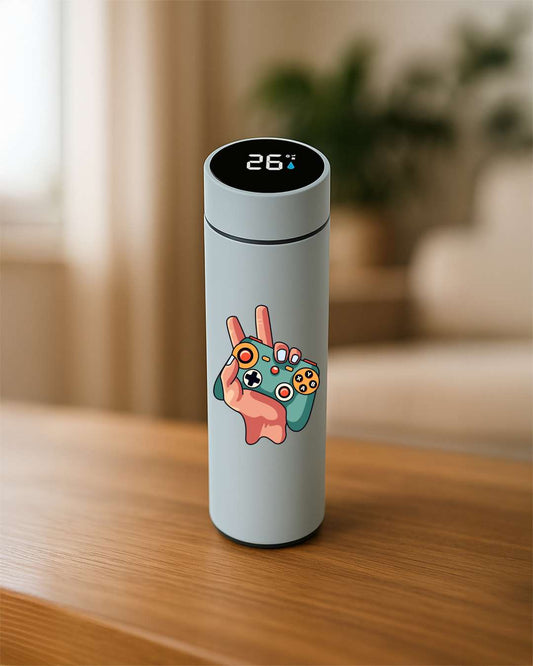 LED Temperature Bottle 500 ml | White