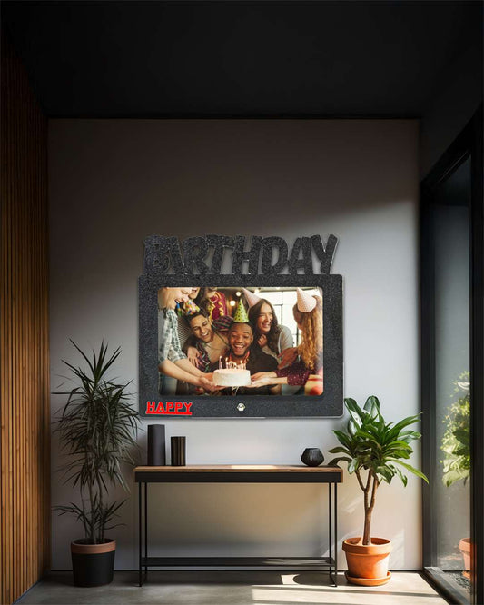 Birthday β Sublimation Photo Frame | Black Brown