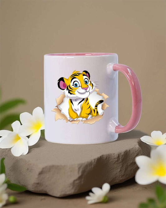 Pink Inner Color Mug | Pink Inner