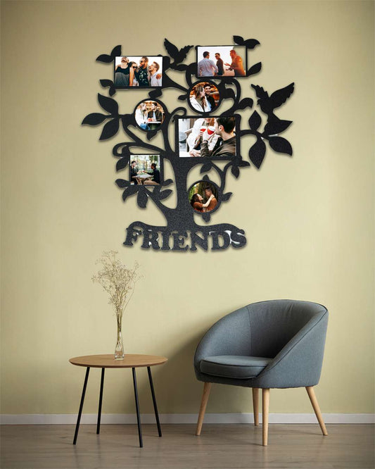 Friends Tree β Sublimation Photo Frame | Black
