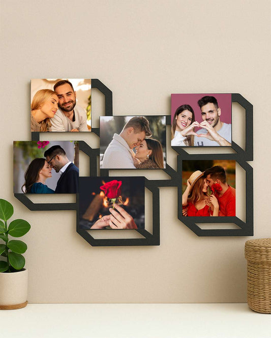 Collage β Sublimation Photo Frame | Black