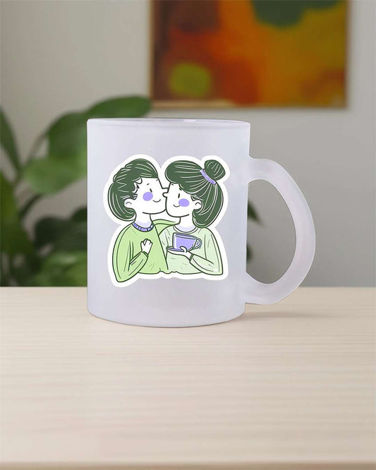 Frosted Glass Mug | Frosted Bear