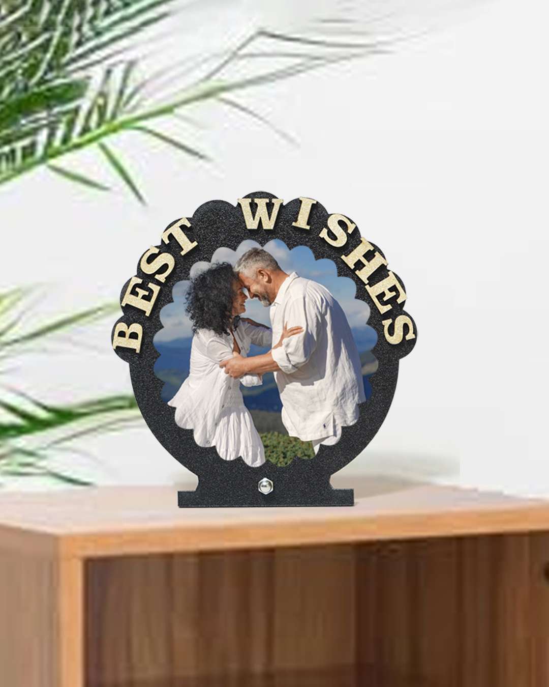 Best Wishes – Wooden Photo Frame | Black