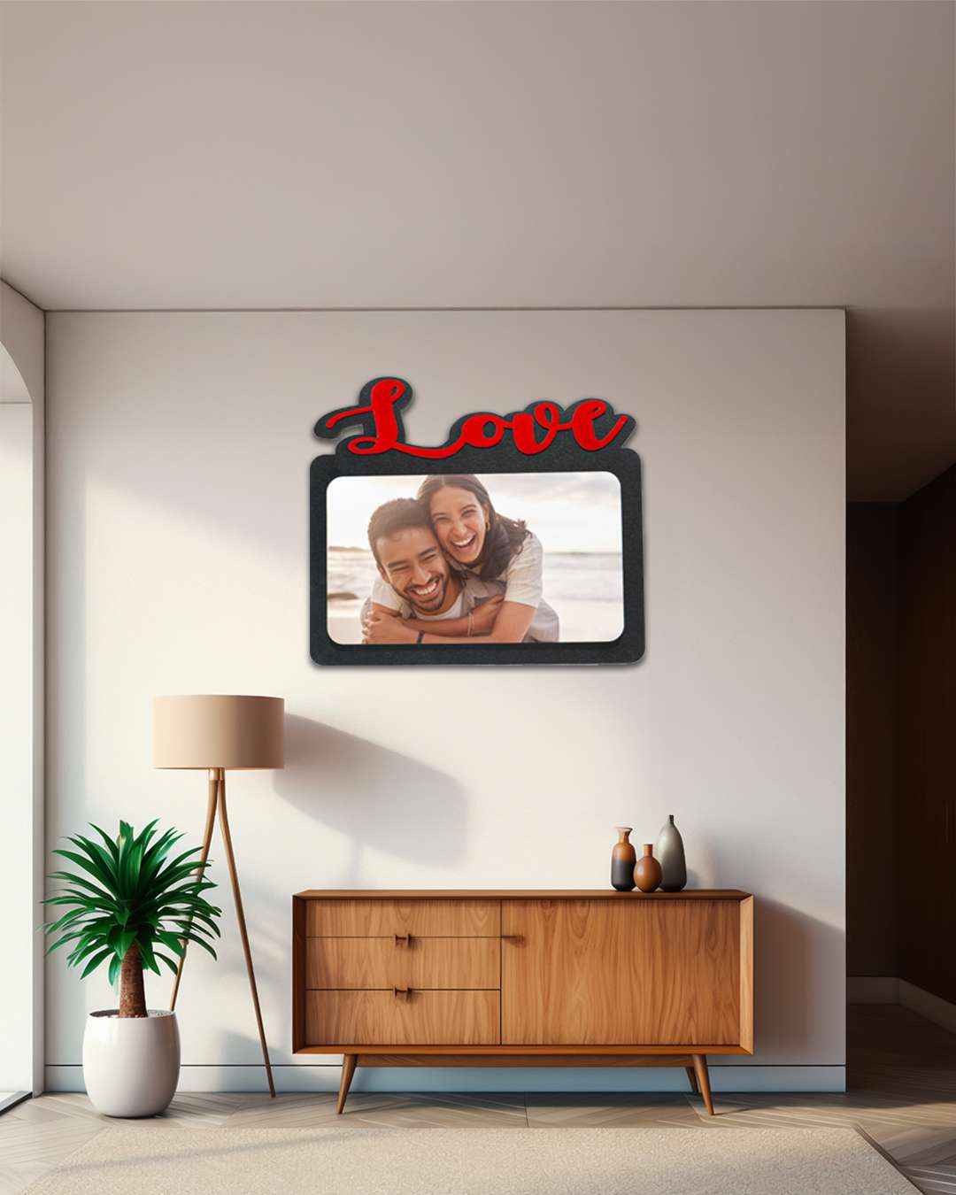 Best Friends – Sublimation Photo Frame – | Red Black