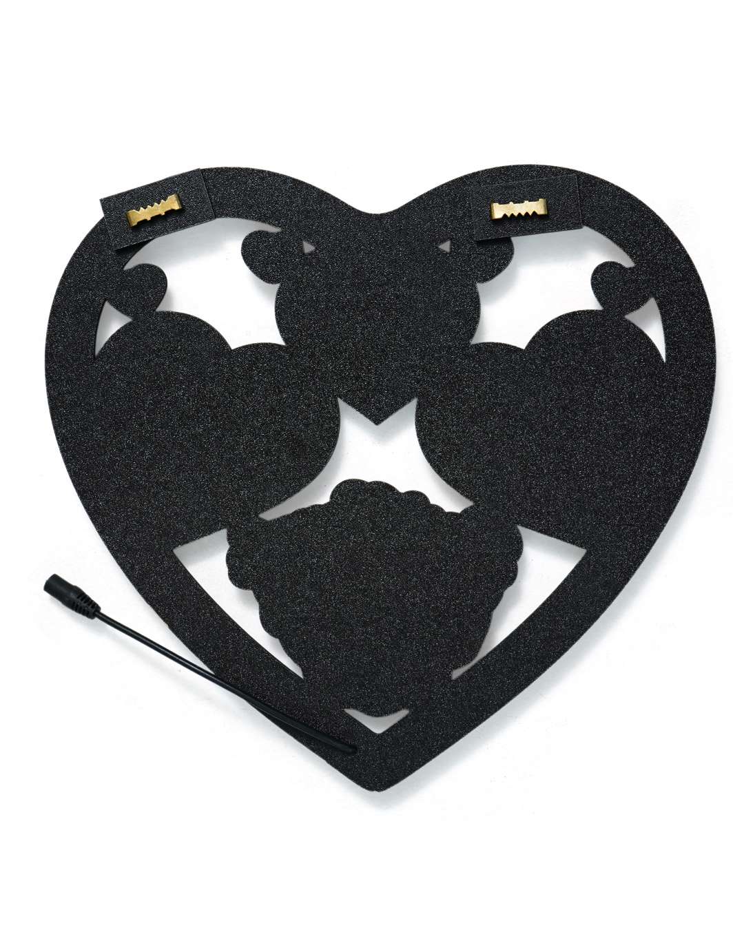 Best Collage Couple LED Photo Frame Heart Shape | White