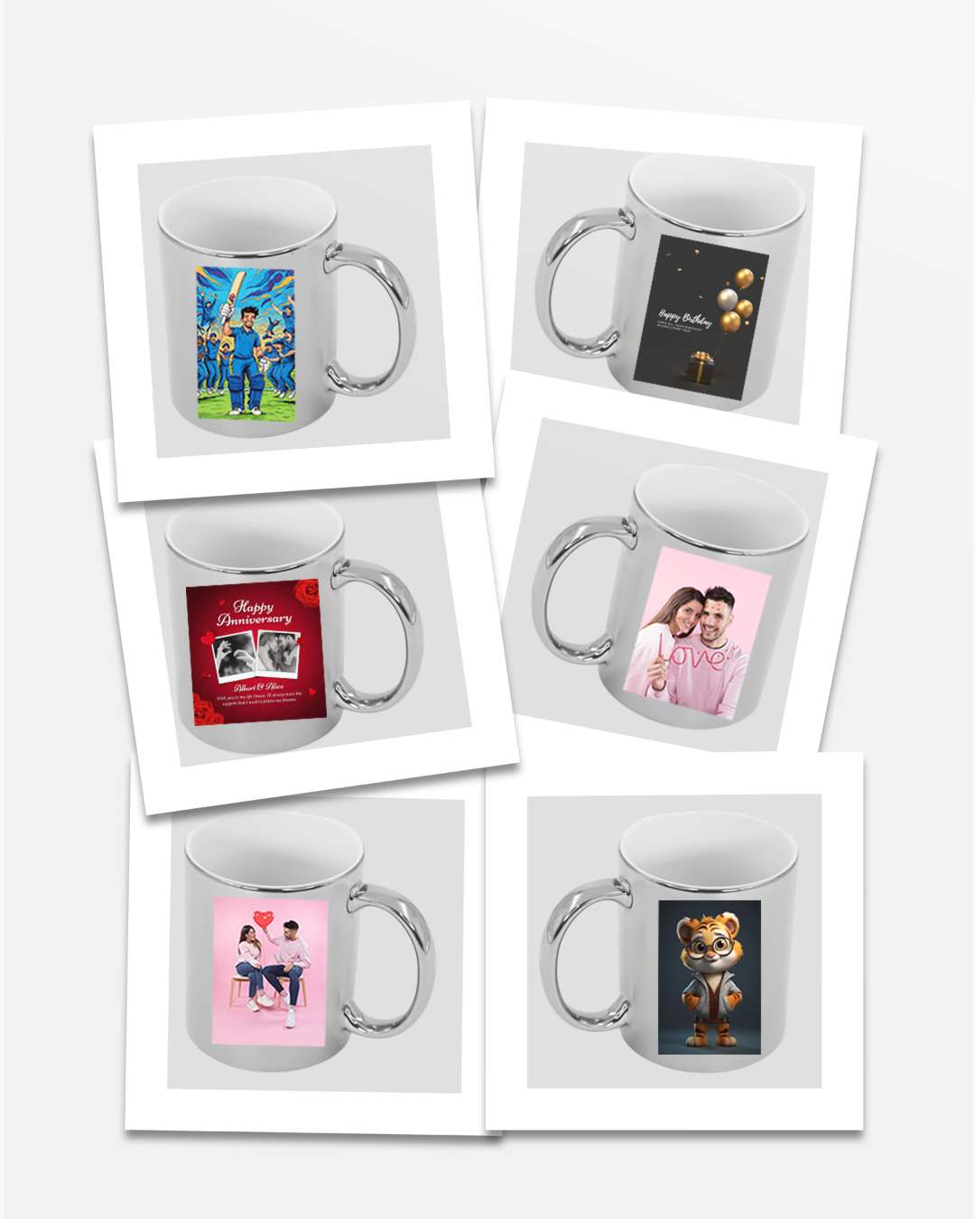 Metallic Silver Mug | Silver