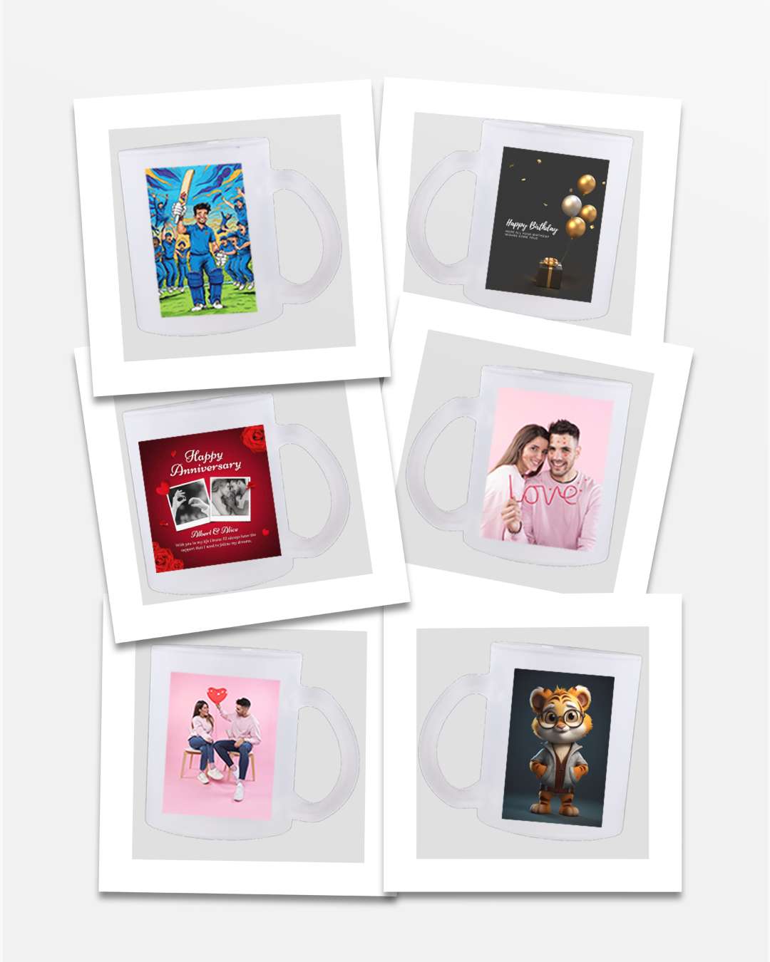 Frosted Glass Mug | Frosted Bear