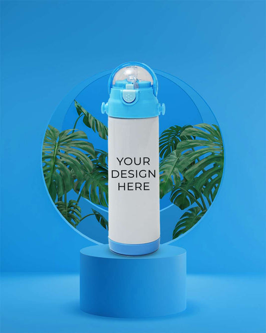 Kids Sublimation Blue Bottle with hanging 500ml | Blue