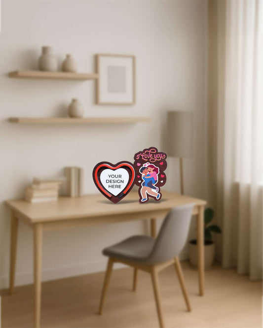 I LOVE YOU Neon Lamp - Brown