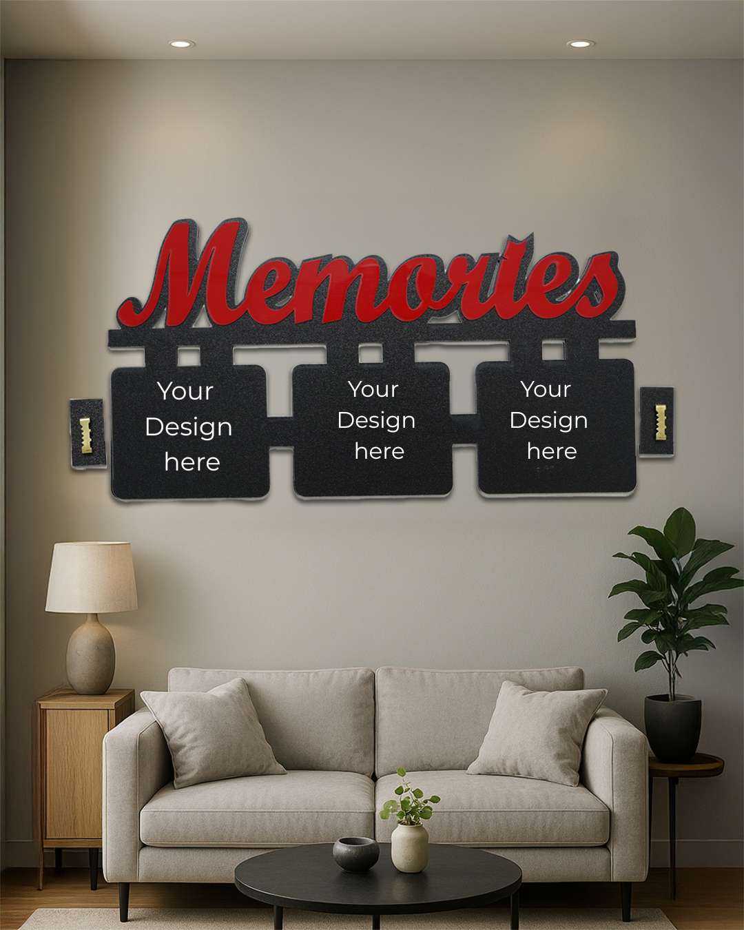 Memories – Sublimation Photo Frame    | Black Brown