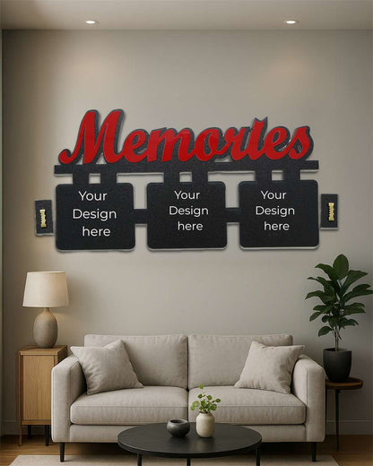 Memories – Sublimation Photo Frame    | Black Brown