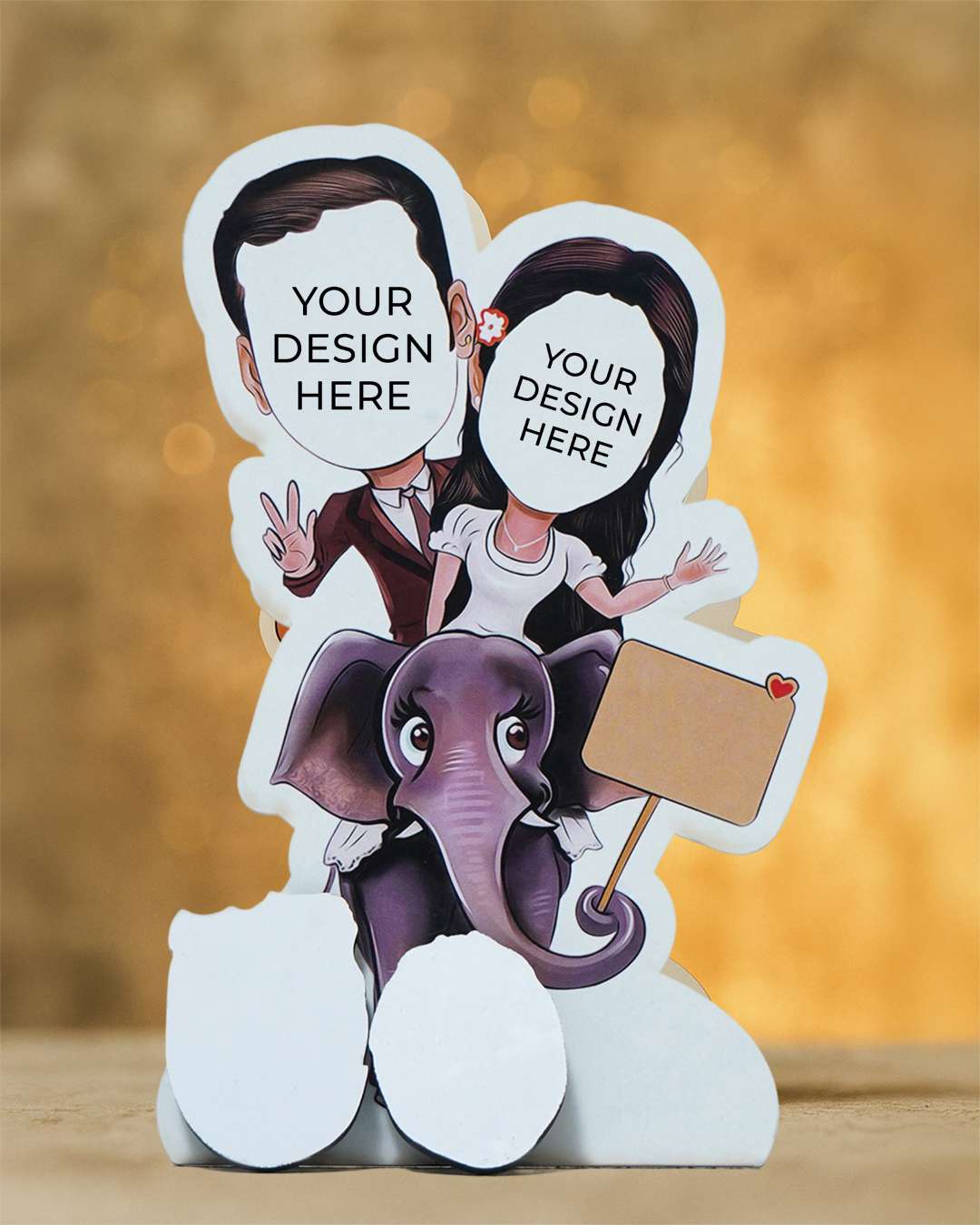 Couple Riding on Elephant