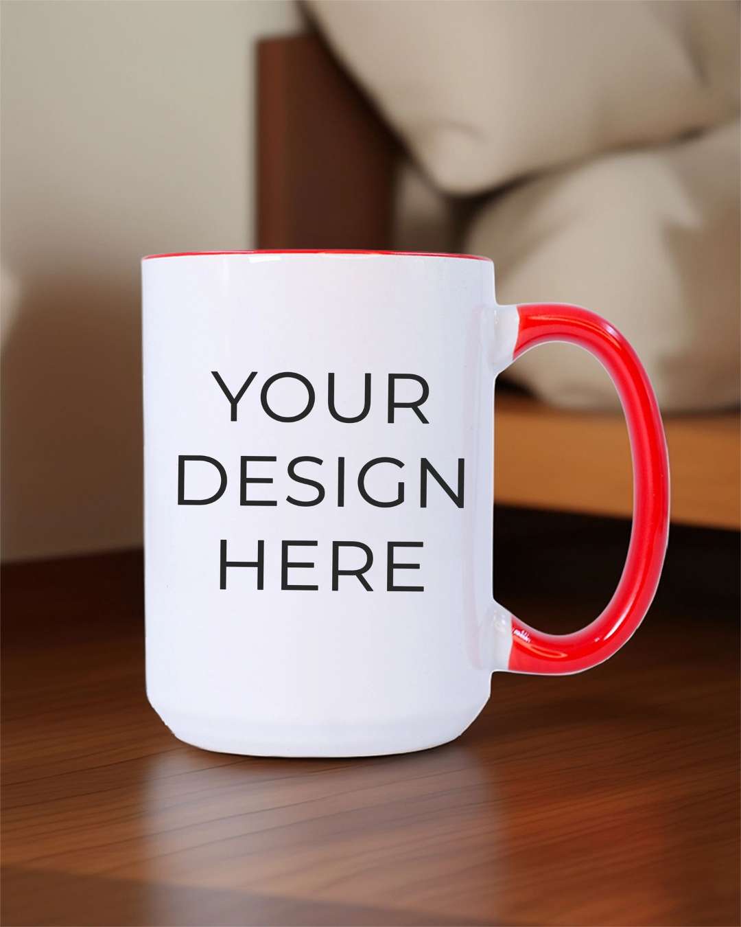 15oz Red Inner Color Mug | Red