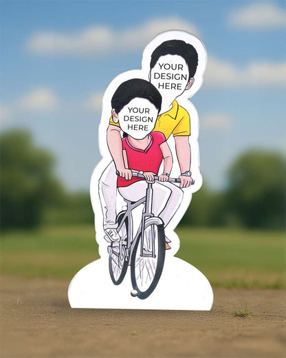 Couple Riding a bicycle