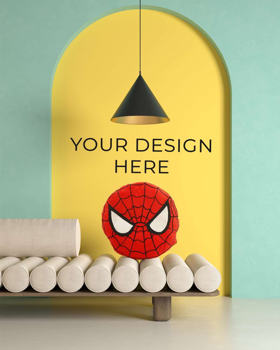 Spiderman Custom Design Photo Pillow — perfect for fans of all ages | Red