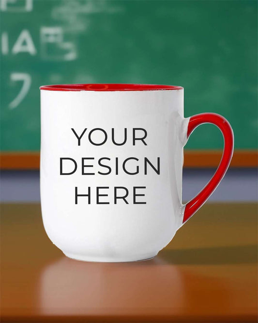 15oz Red Inner Color Mug | Red