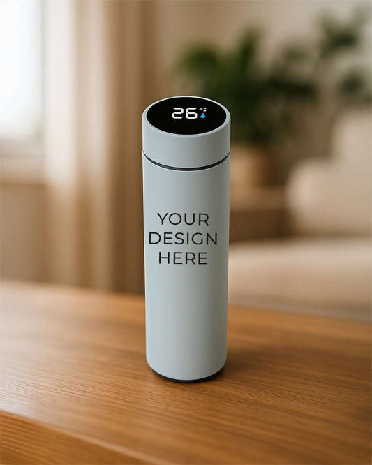 LED Temperature Bottle 500 ml | White