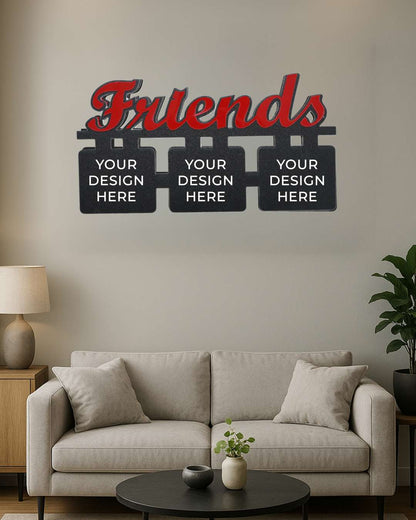 Friends – Sublimation Photo Frame    | Black Brown