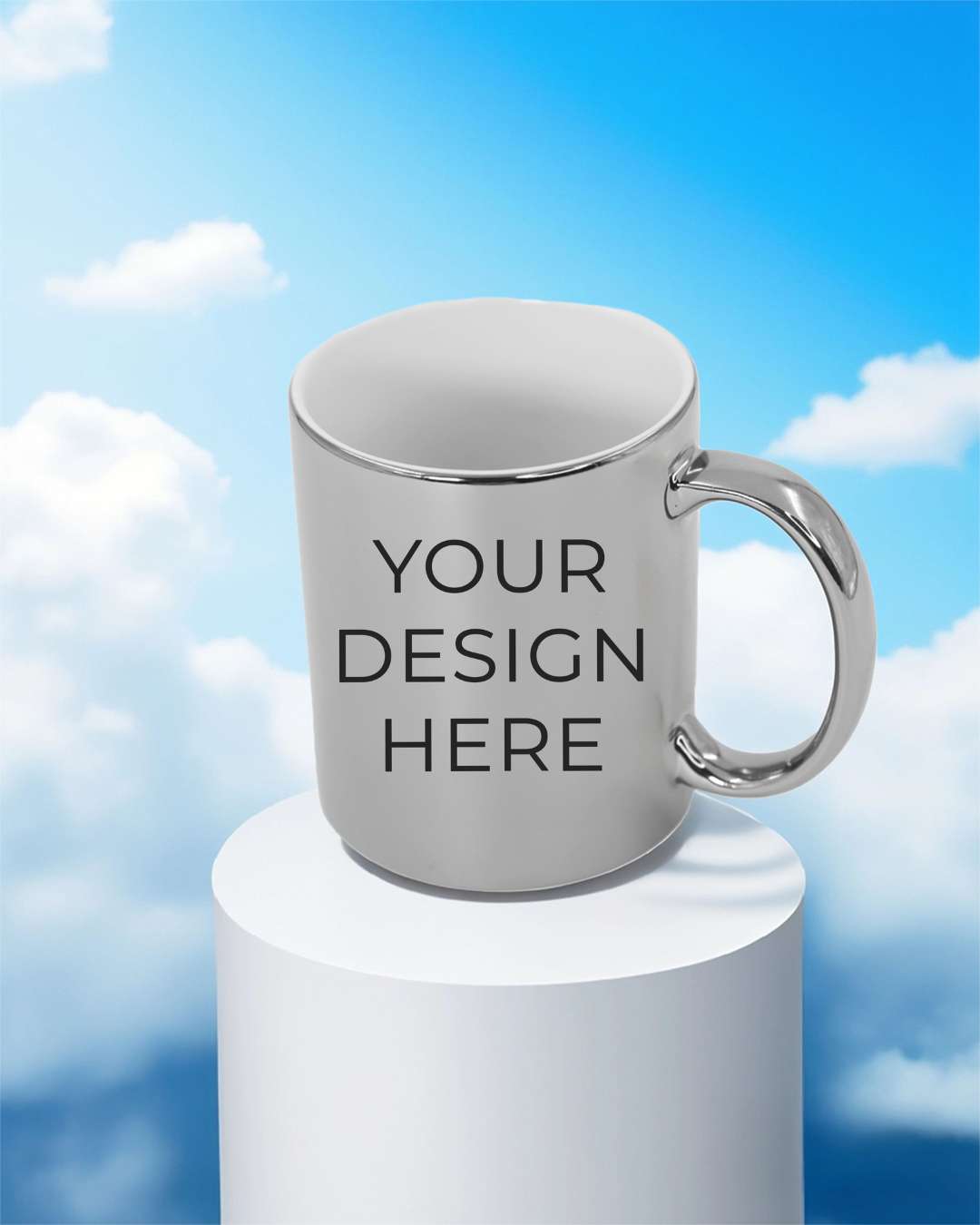 Metallic Silver Mug | Silver