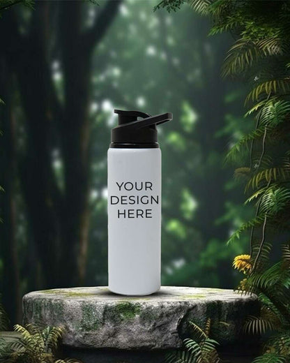 Sports Flap Water Bottle 750 ml | White