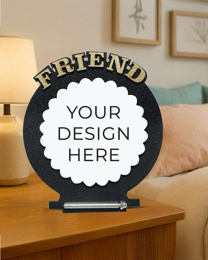 Friends – Sublimation Photo Frame   | Black Brown