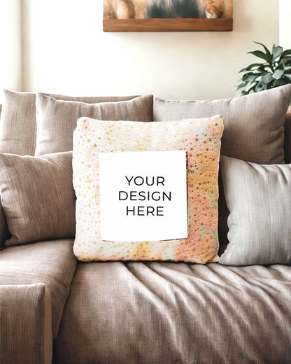 Multi Colored Heart Shaped Pillow – Personalized with your photo or text | Multi