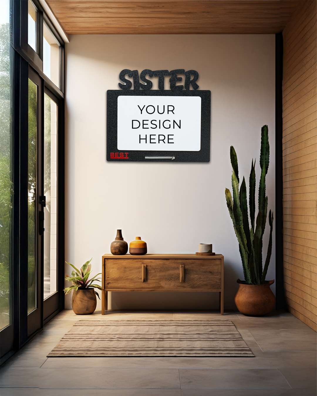 Sister – Sublimation Photo Frame   | Black