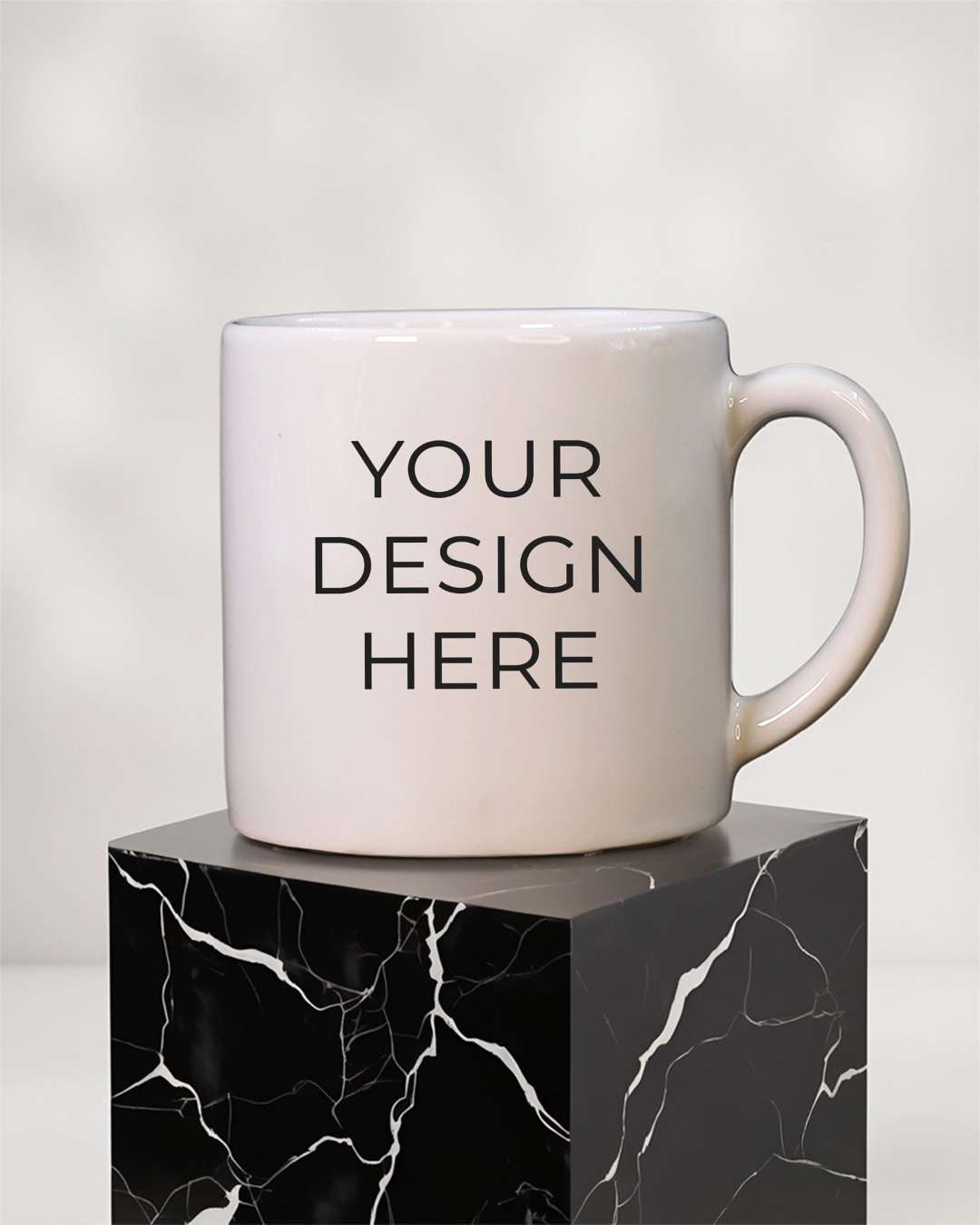 4oz White Mug | Black