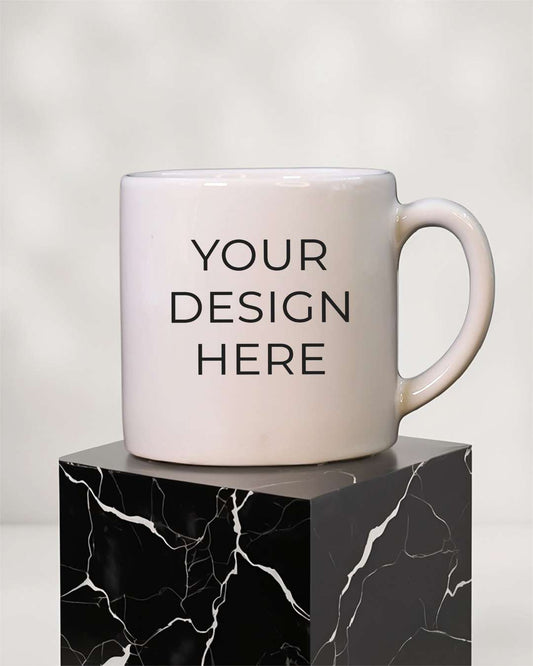 4oz White Mug | Black