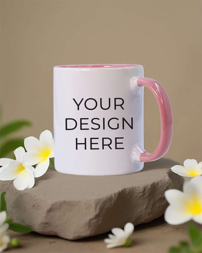 Pink Inner Color Mug  | Pink Inner