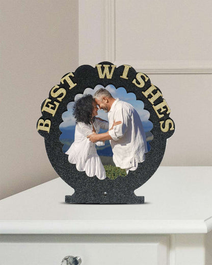 Best Wishes – Wooden Photo Frame  | Black