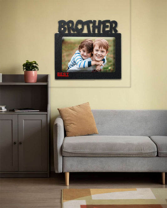 Brother – Sublimation Photo Frame  – | Black