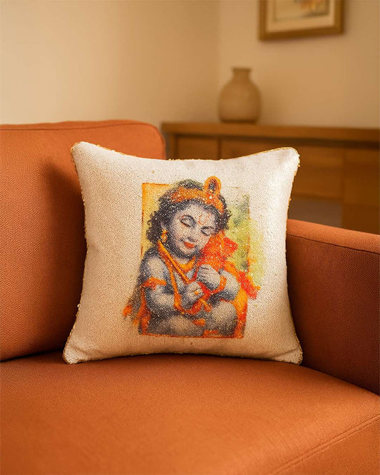 Magic Photo Square Shaped Double Fenced Pillow β Personalized with your photo or text | White