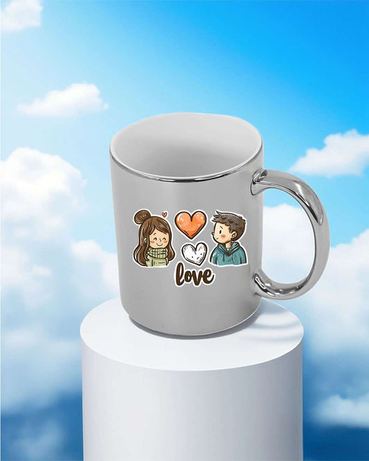 Metallic Silver Mug | Silver