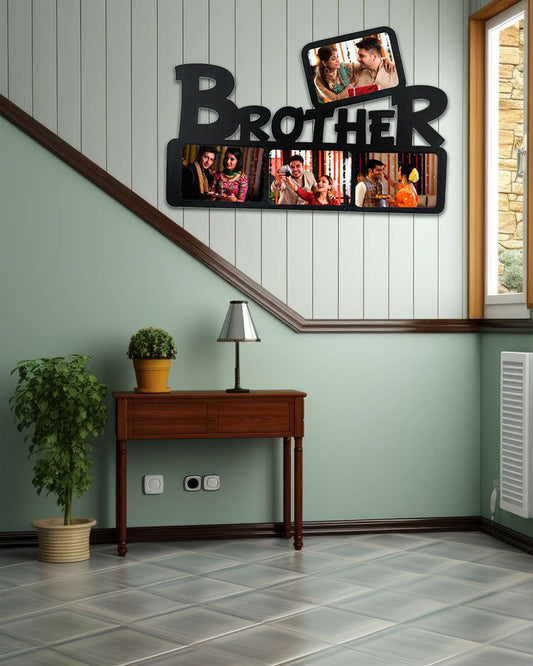 Brother Sign  – Sublimation Photo Frame  – | Black