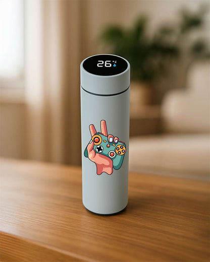 LED Temperature Bottle 500 ml | White