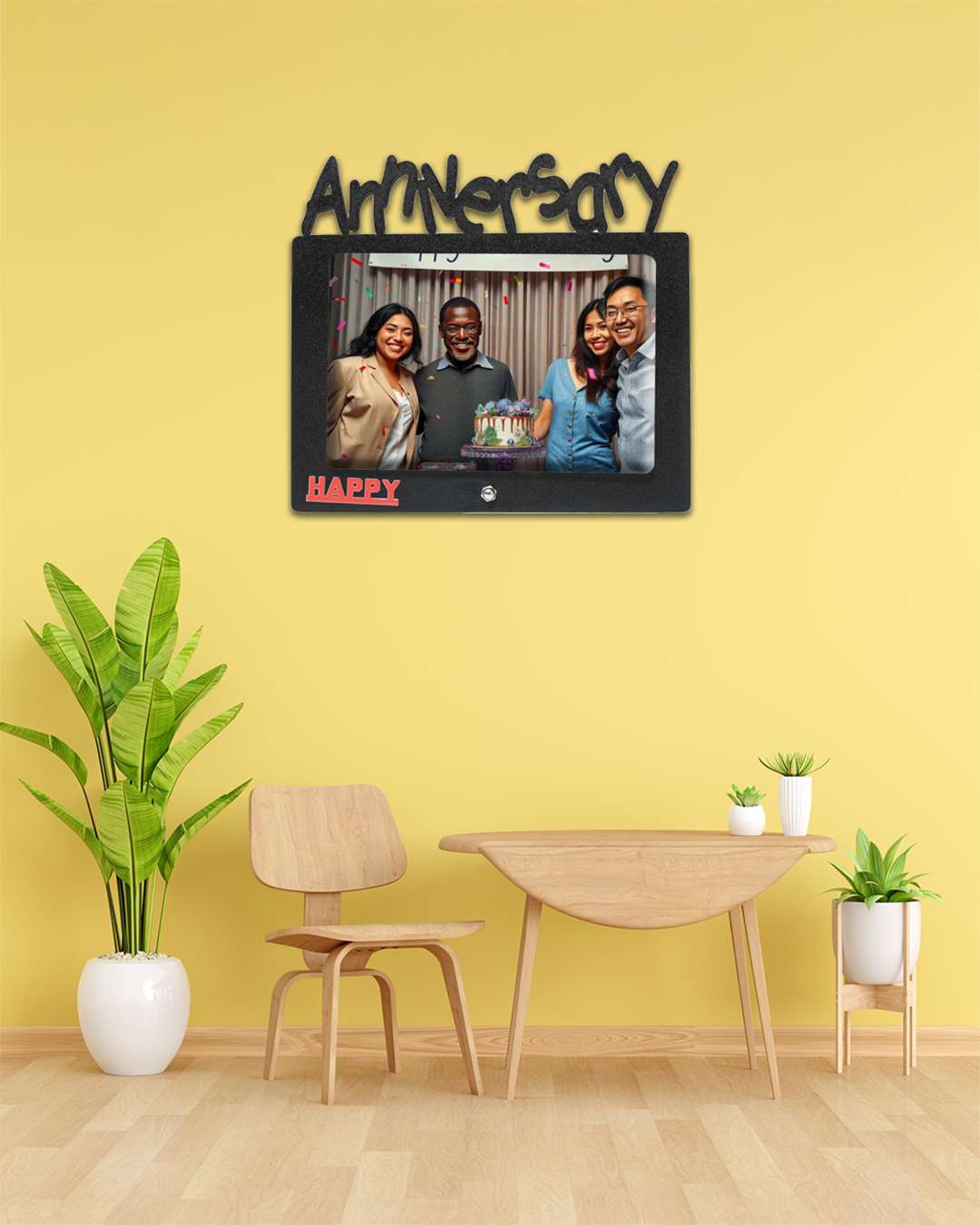Anniversary – Sublimation Photo Frame  | Black Brown