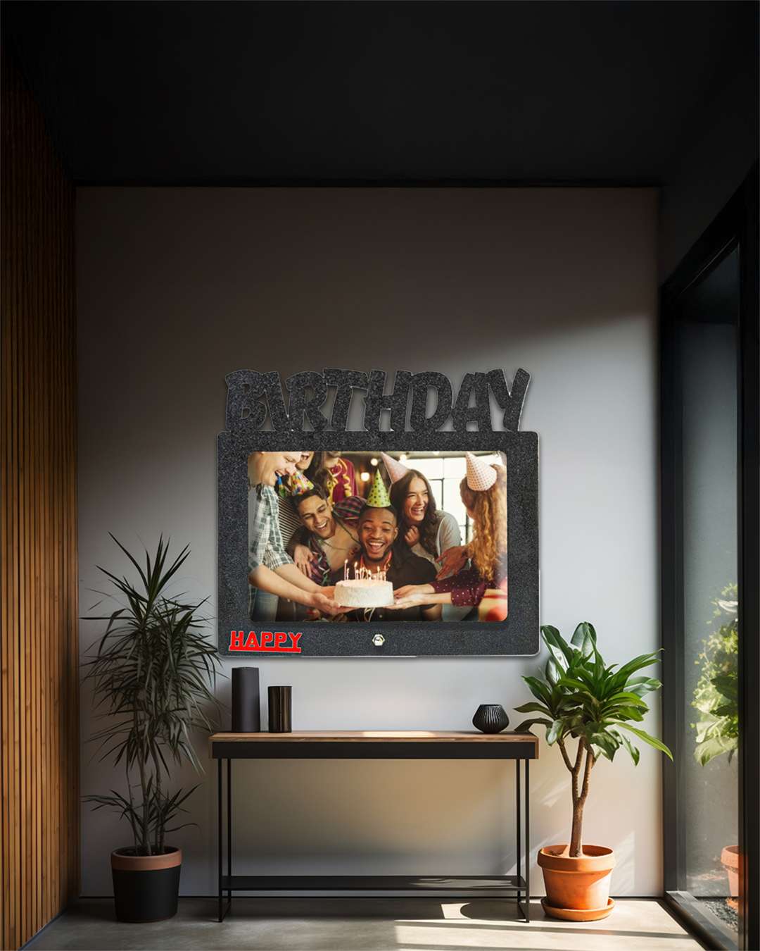 Birthday – Sublimation Photo Frame   | Black Brown