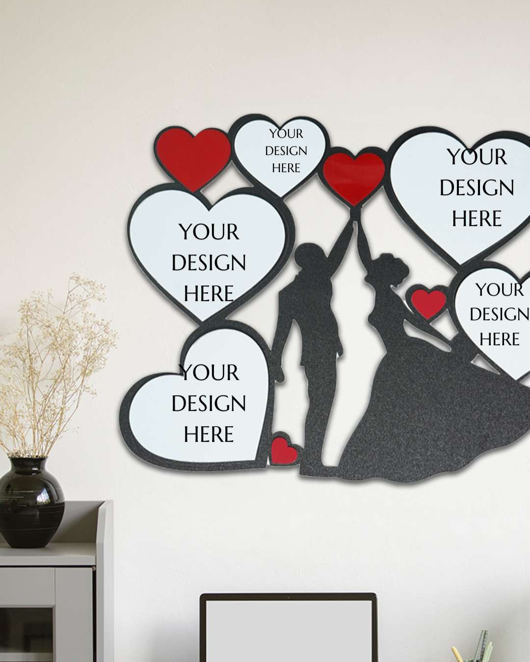 Dancing Couple – Sublimation Photo Frame   | Black