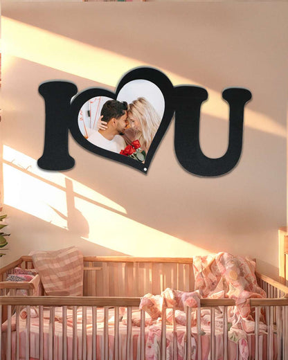 I Love You Sign – Sublimation Photo Frame  | Black