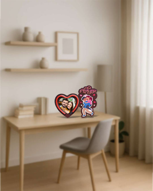 I LOVE YOU Neon Lamp - Brown