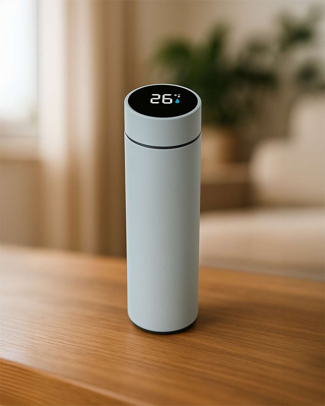 LED Temperature Bottle 500 ml | White