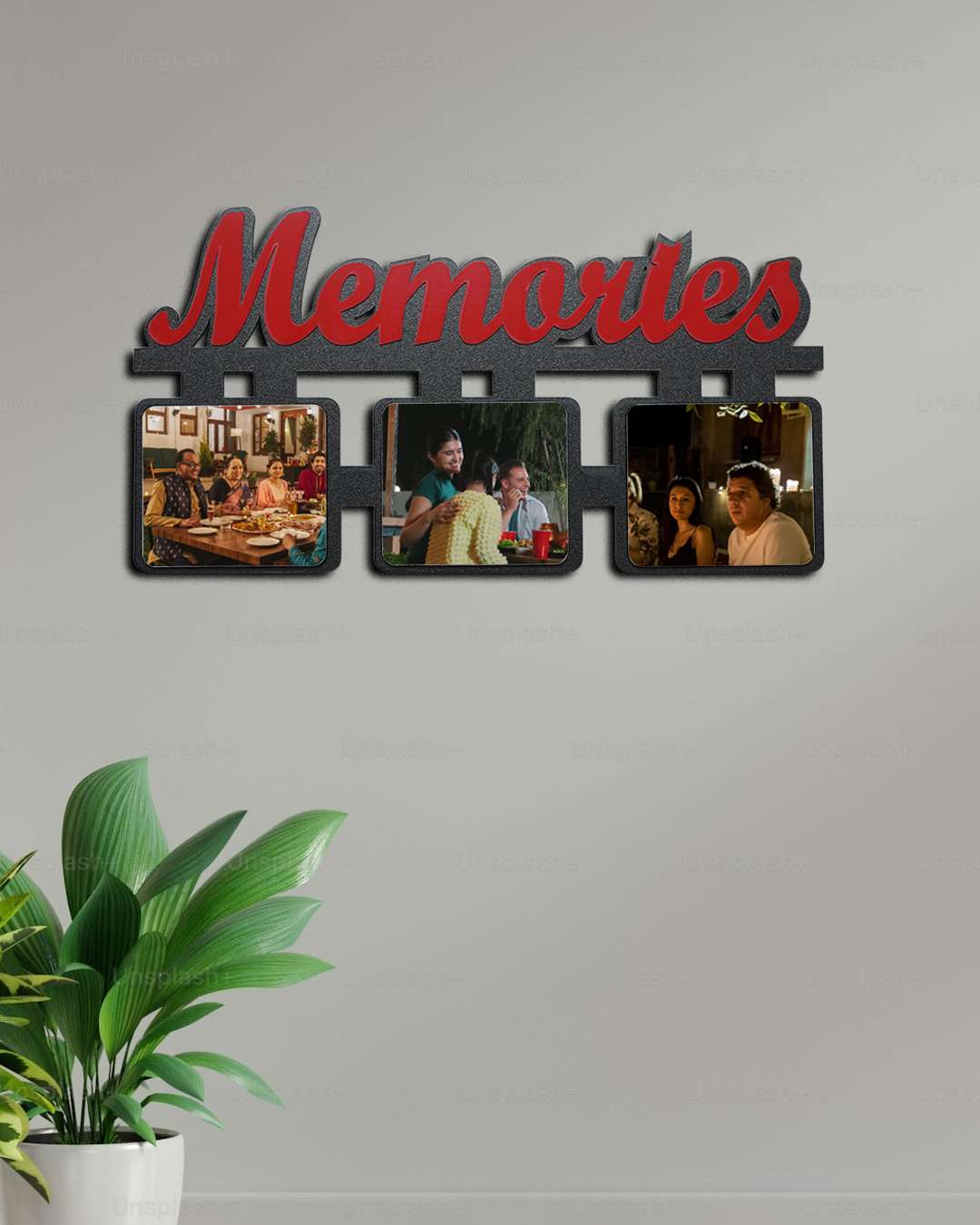 Memories – Sublimation Photo Frame    | Black Brown