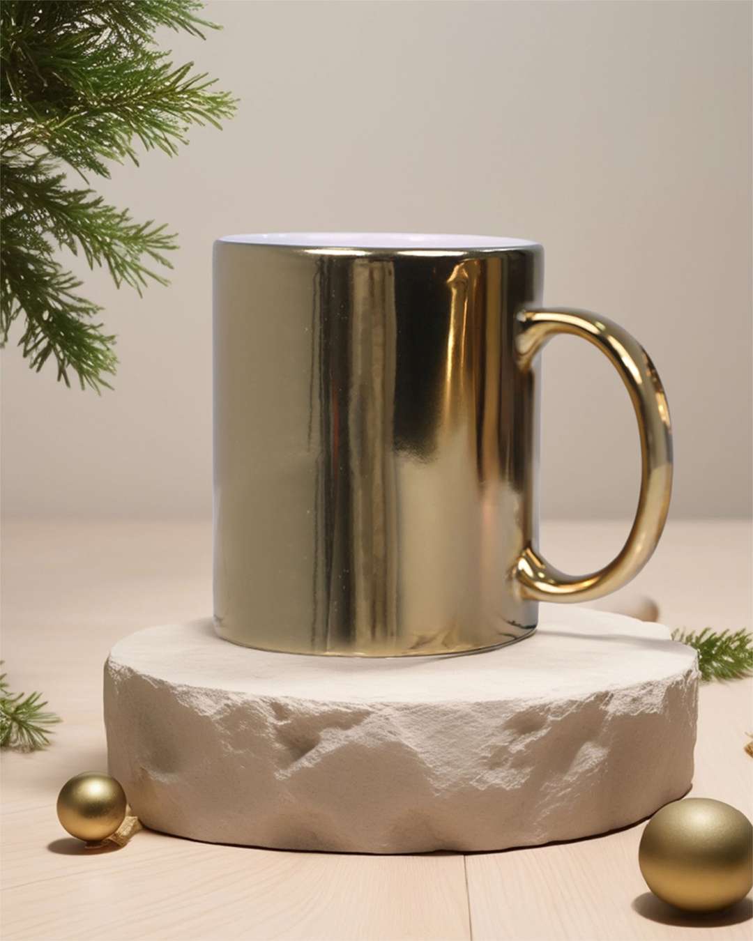 Metallic Golden Mug | Golden