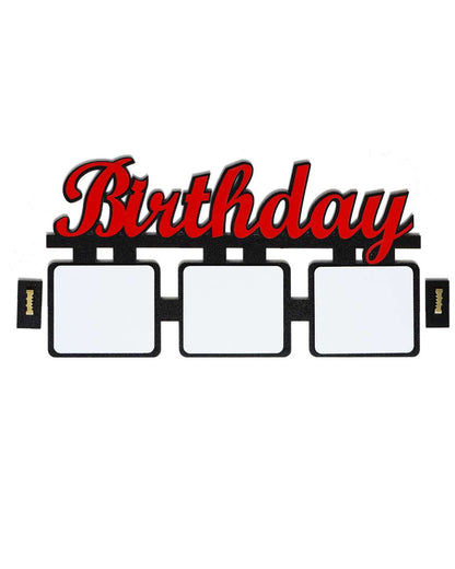 Birthday – Sublimation Photo Frame   | Black Brown