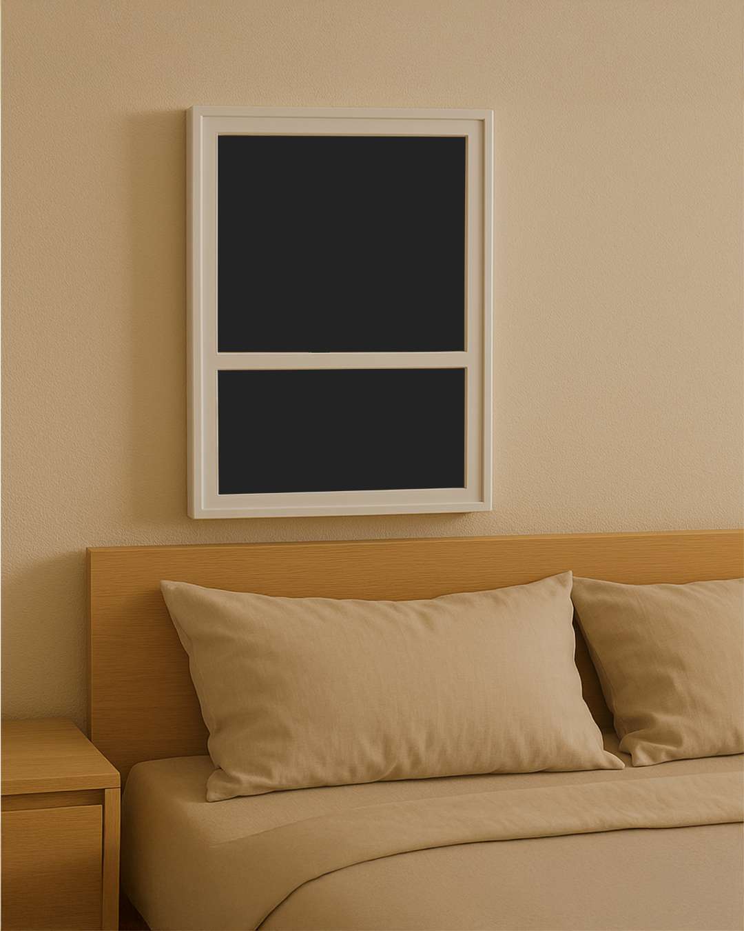 Couple Ring Design Imported LED Frame  | White